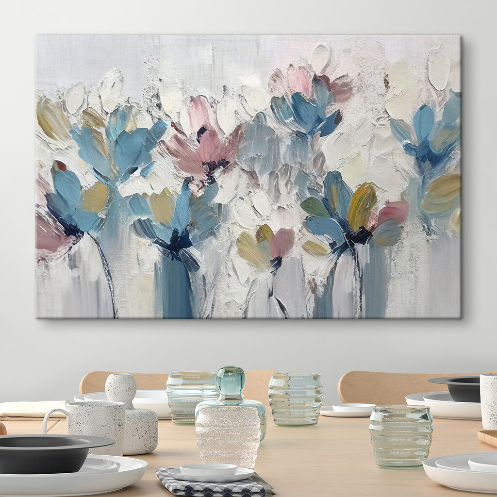 Bloemen in dikke kleurstreken — interieur 6