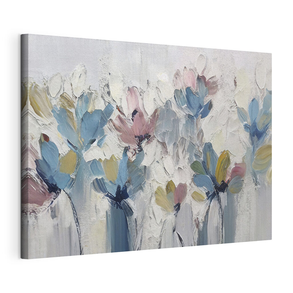 Bloemen in dikke kleurstreken — productweergave