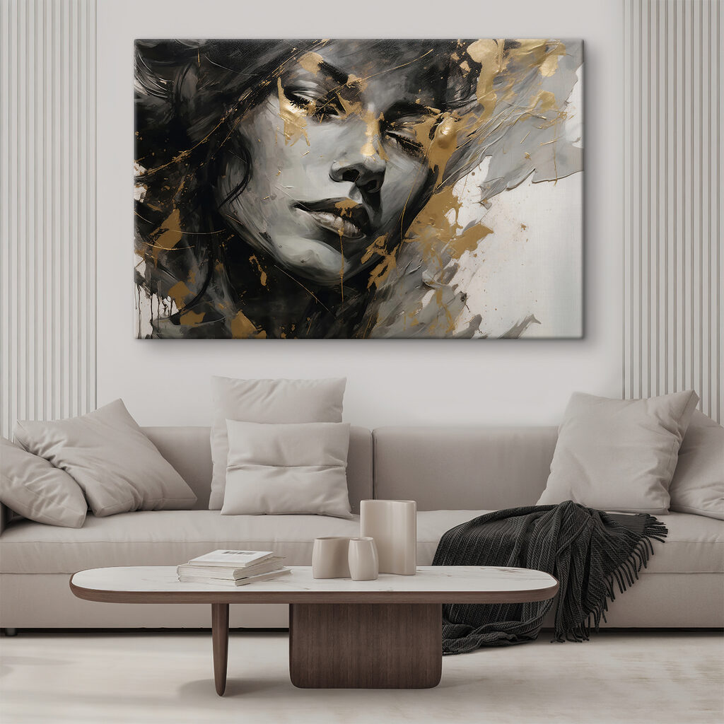 Portret in gouden streken — interieur 3