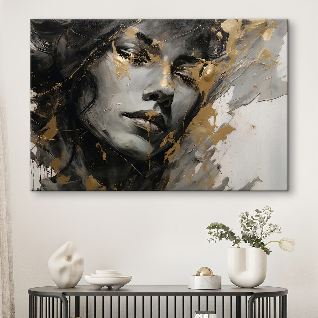 Portret in gouden streken — interieur 1