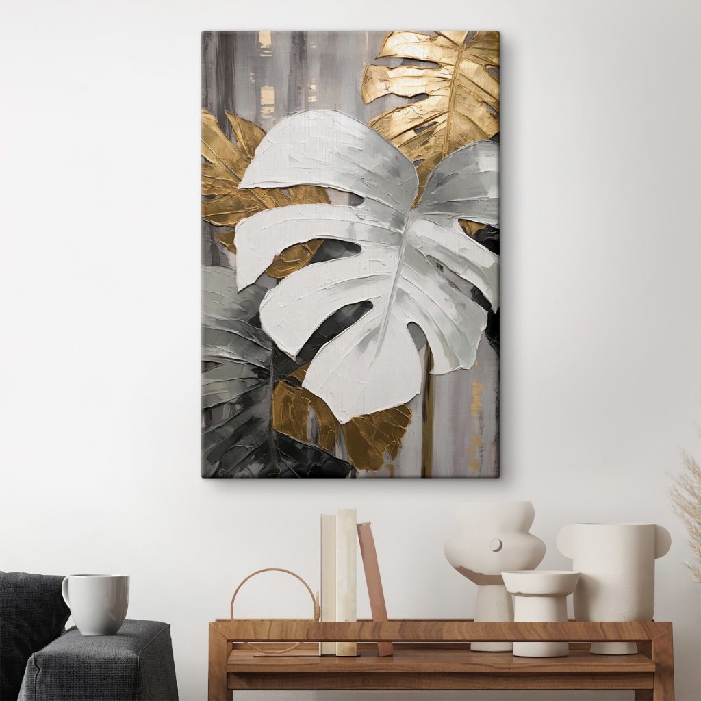 Wit blad met goudnerven — interieur 4