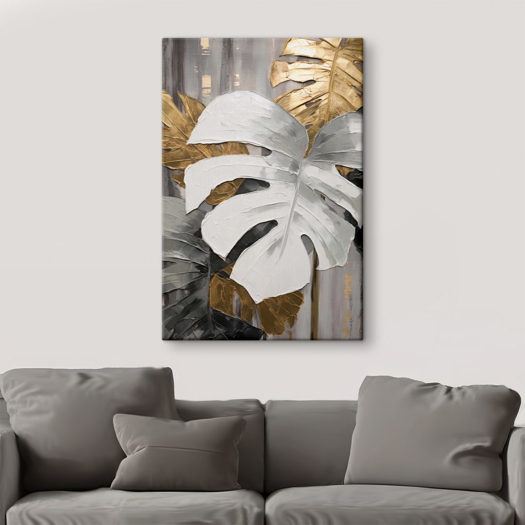 Wit blad met goudnerven — interieur 5