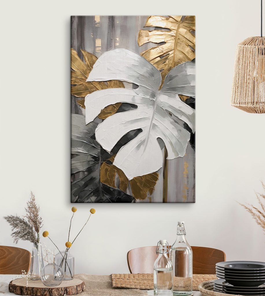 Wit blad met goudnerven — interieur 7