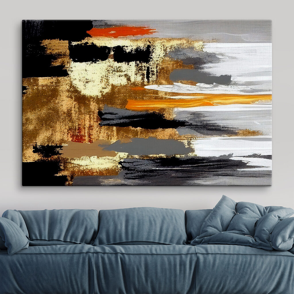 Gouden streken tussen zwart-wit — interieur 2