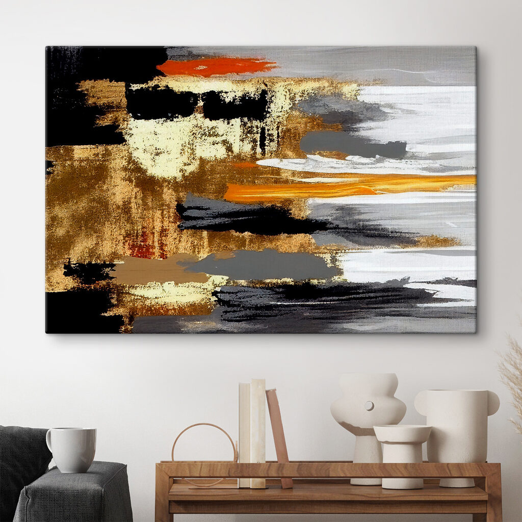 Gouden streken tussen zwart-wit — interieur 3