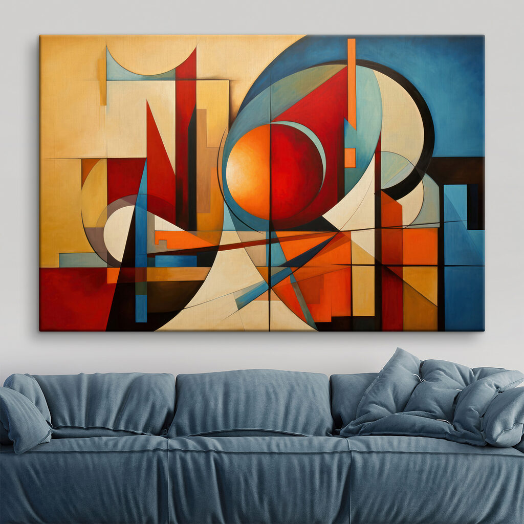 Een stad van kleurvlakken — interieur 1