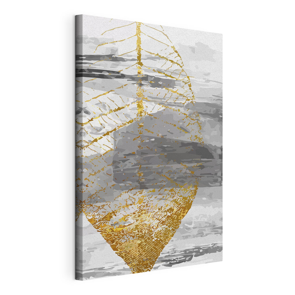 Blad met gouden nerven — productweergave