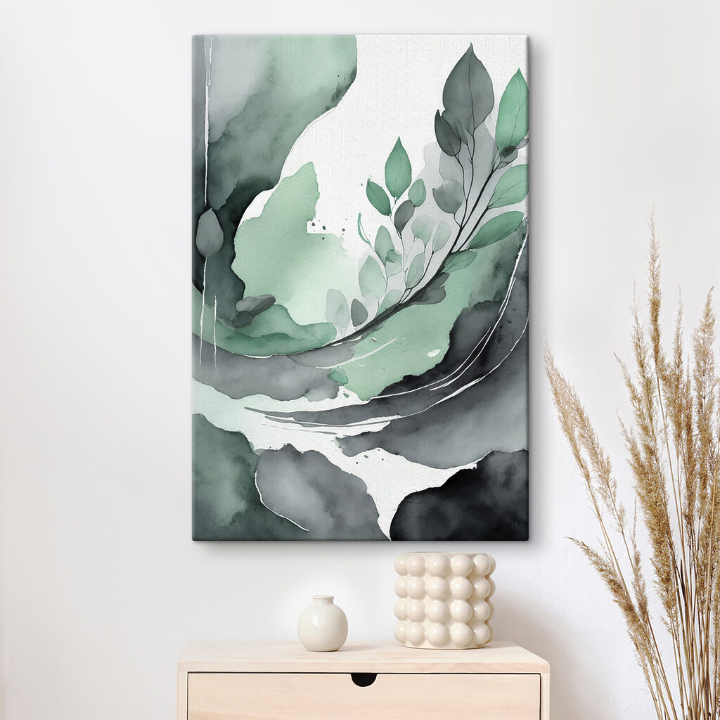 Takjes in groene stroming — interieur 1