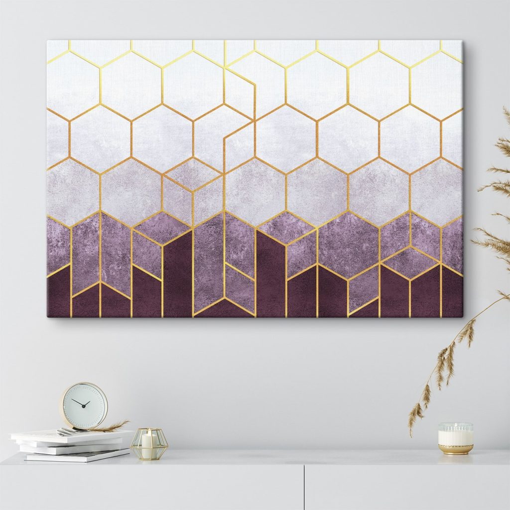 Zeshoeken in kleurverloop — interieur 2