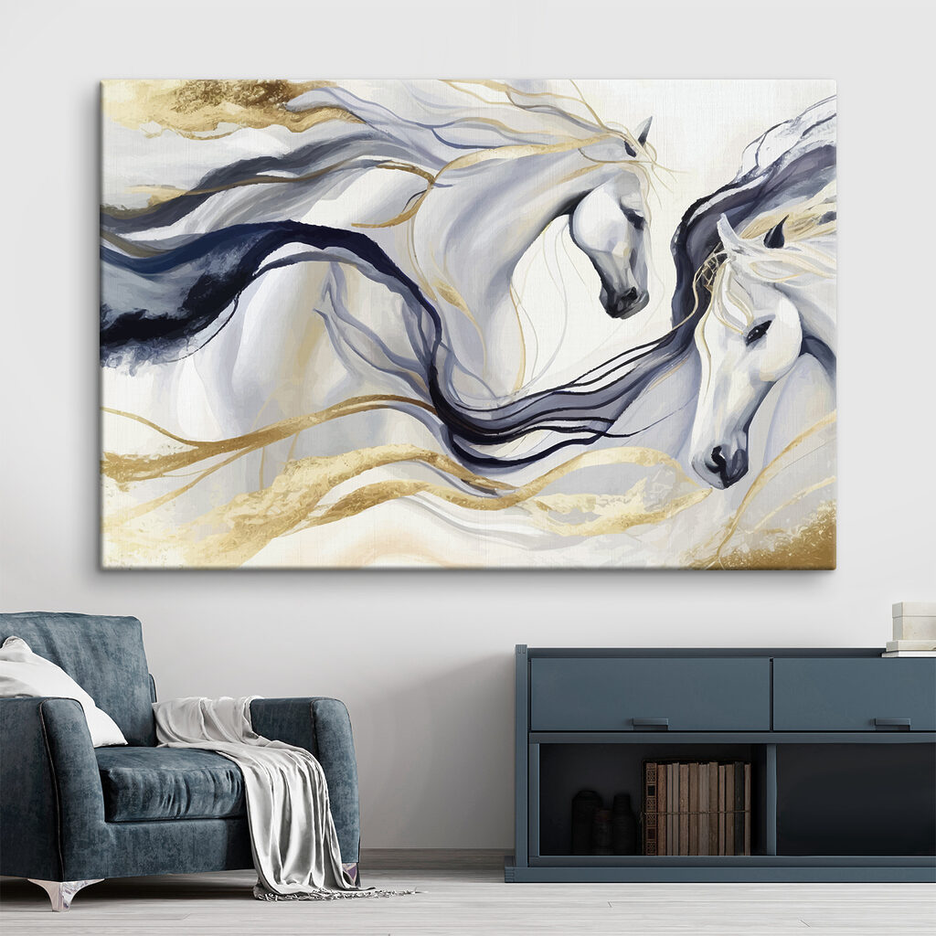 Paarden uit golvende lijnen — interieur 2