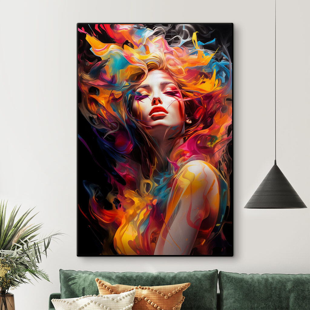 Haar wordt een kleurvlam — interieur 1