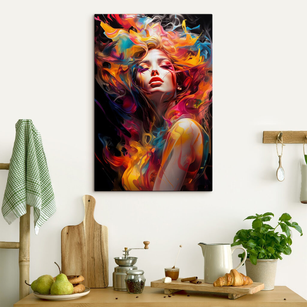 Haar wordt een kleurvlam — interieur 4