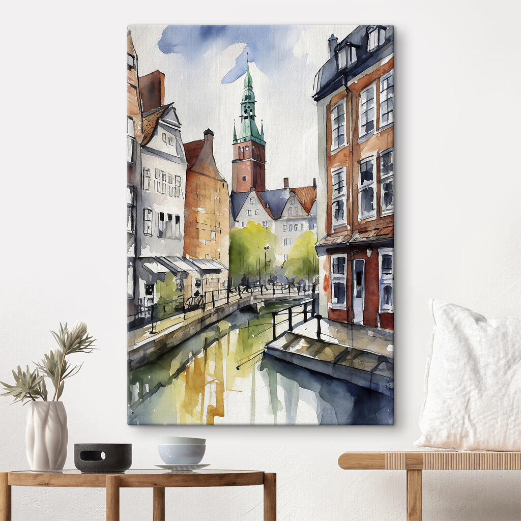 Langs de stille gracht — interieur 1
