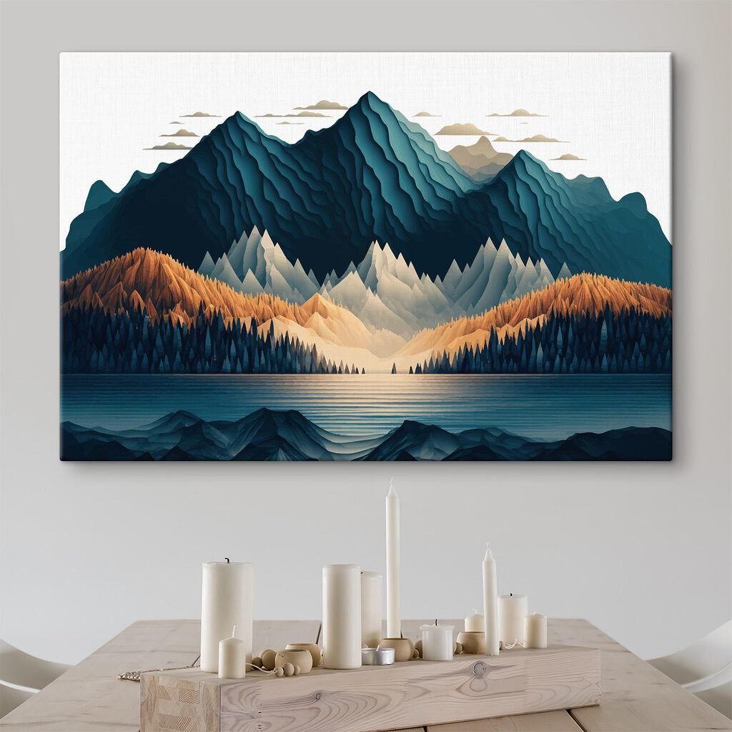 Een bergmeer in lagen — interieur 1