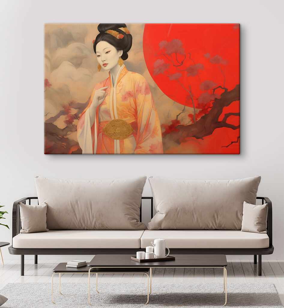 Een kimono voor avondrood — interieur 2