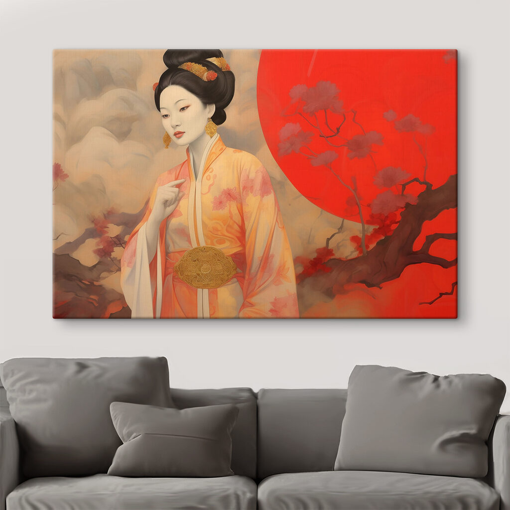 Een kimono voor avondrood — interieur 1