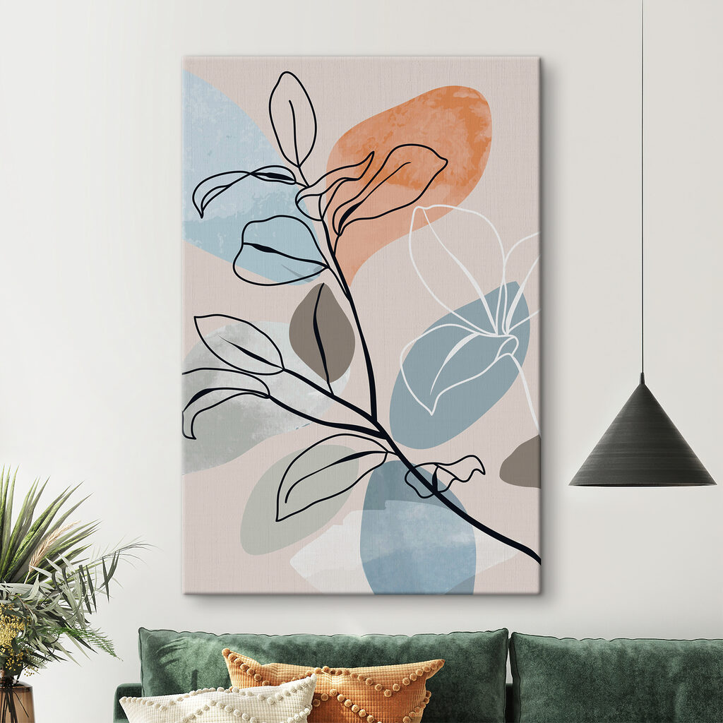 Een takje in lijnenspel — interieur 2