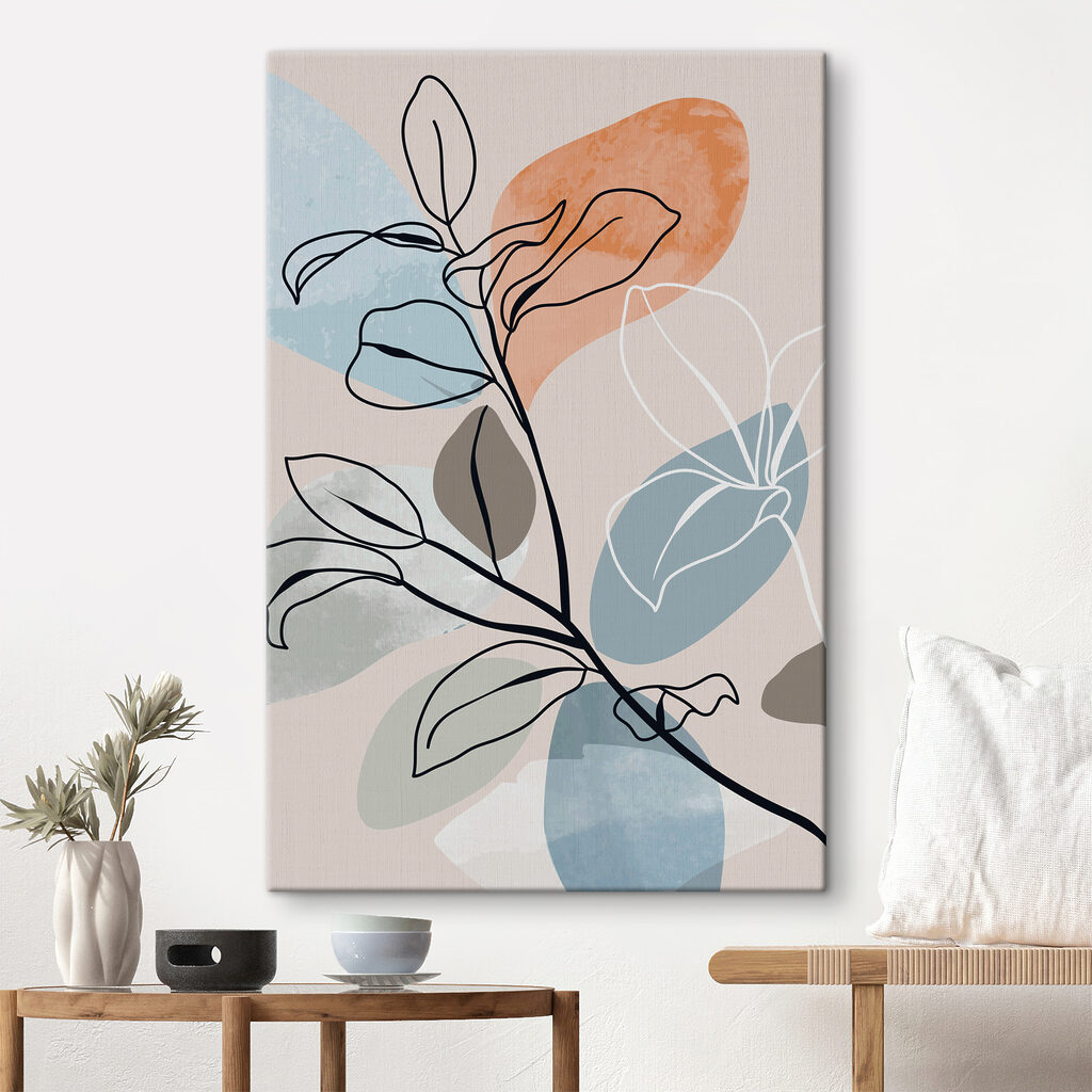 Een takje in lijnenspel — interieur 1