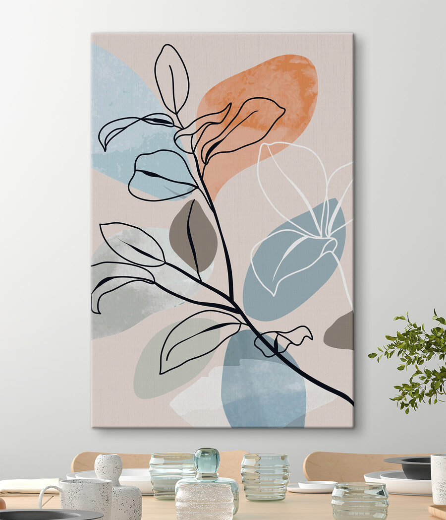 Een takje in lijnenspel — interieur 3