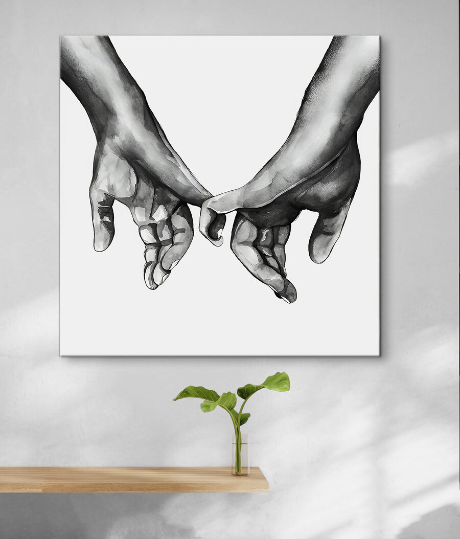 Handen vinden elkaar — interieur 1