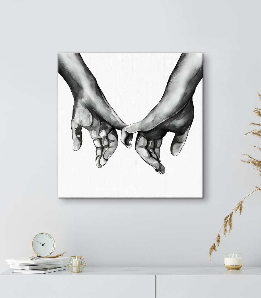 Handen vinden elkaar — interieur 2