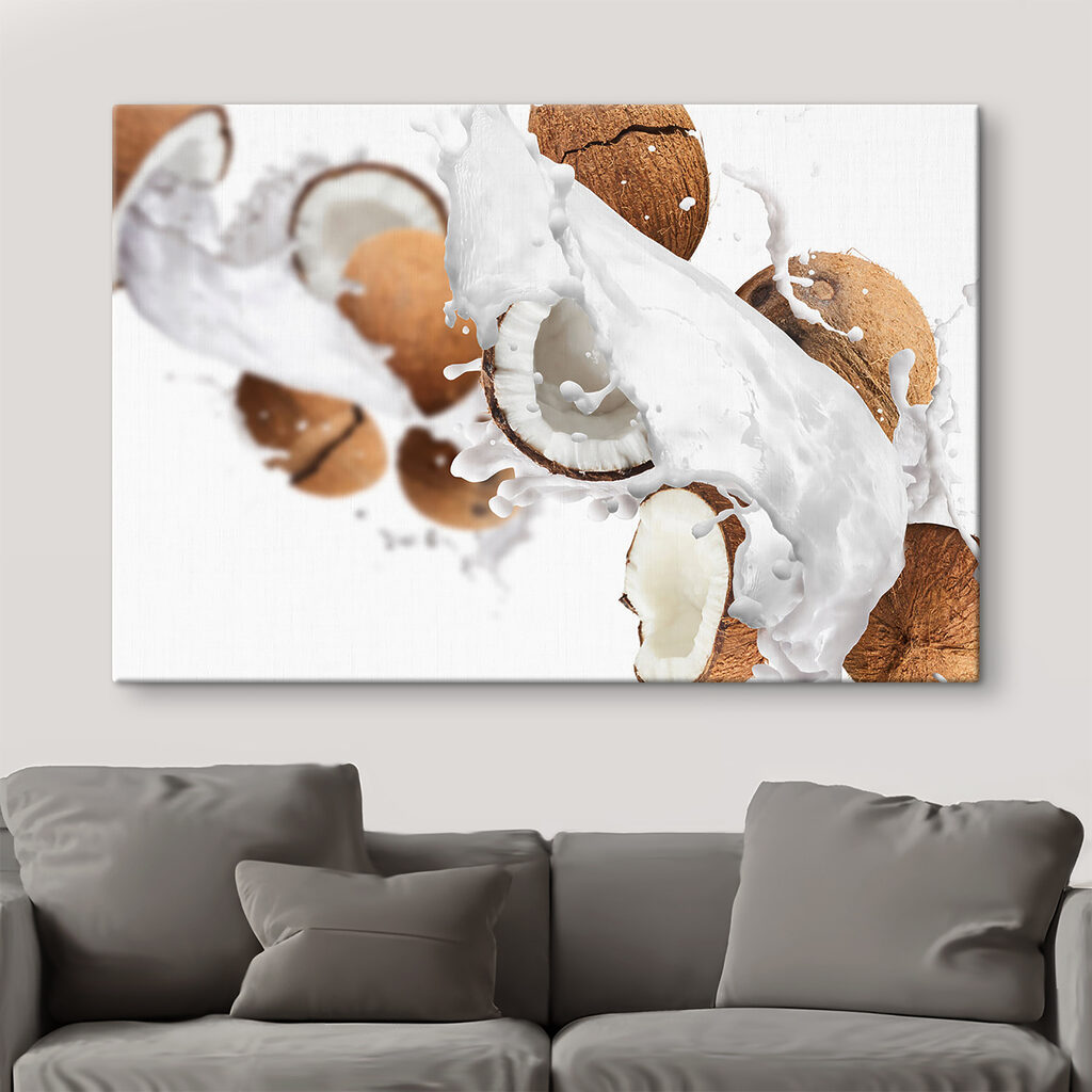 Kokos in witte spatten — interieur 4