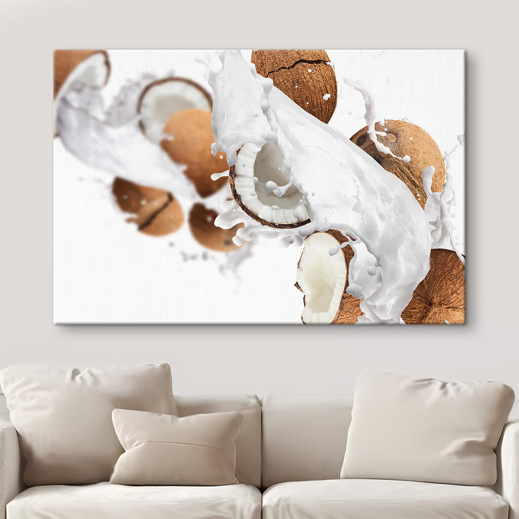 Kokos in witte spatten — interieur 5
