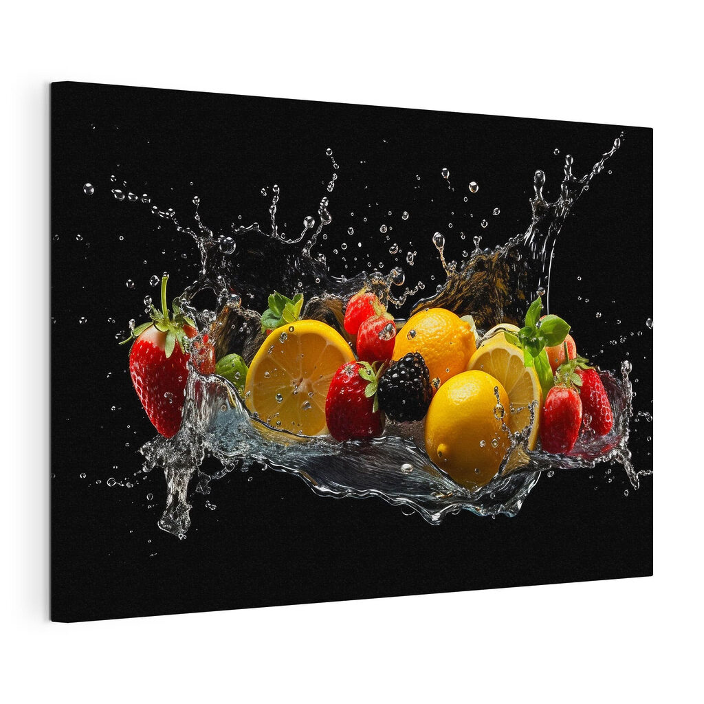 Fruit in een plons — productweergave