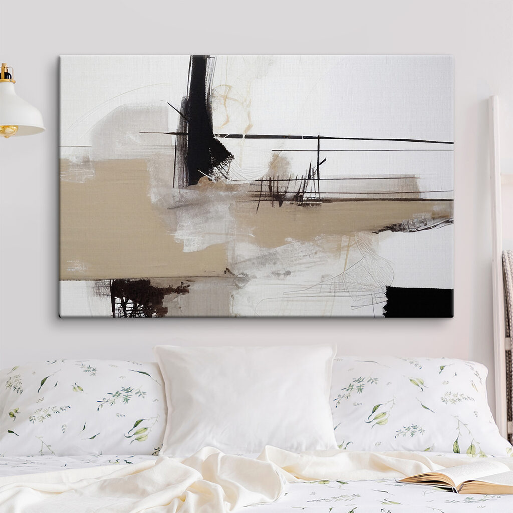 Een evenwicht van penseelstreken — interieur 3