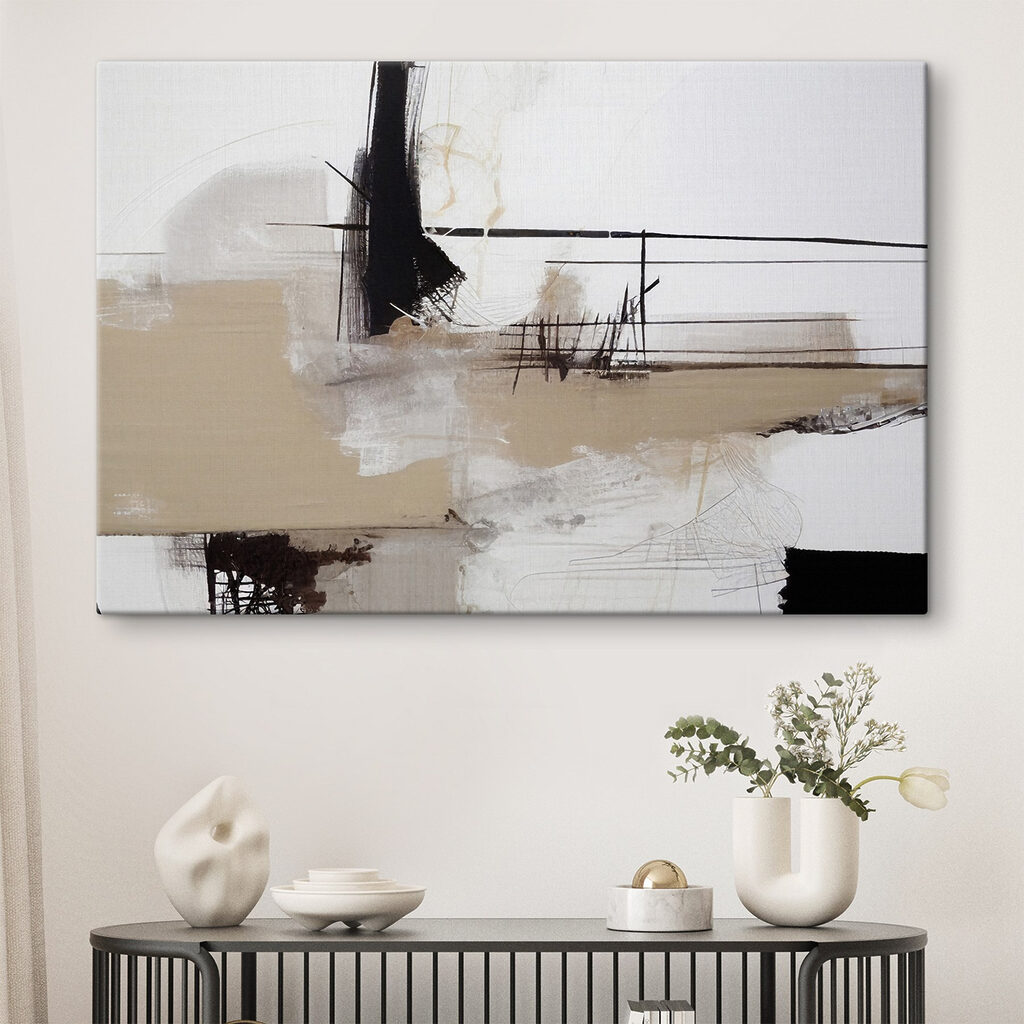 Een evenwicht van penseelstreken — interieur 4