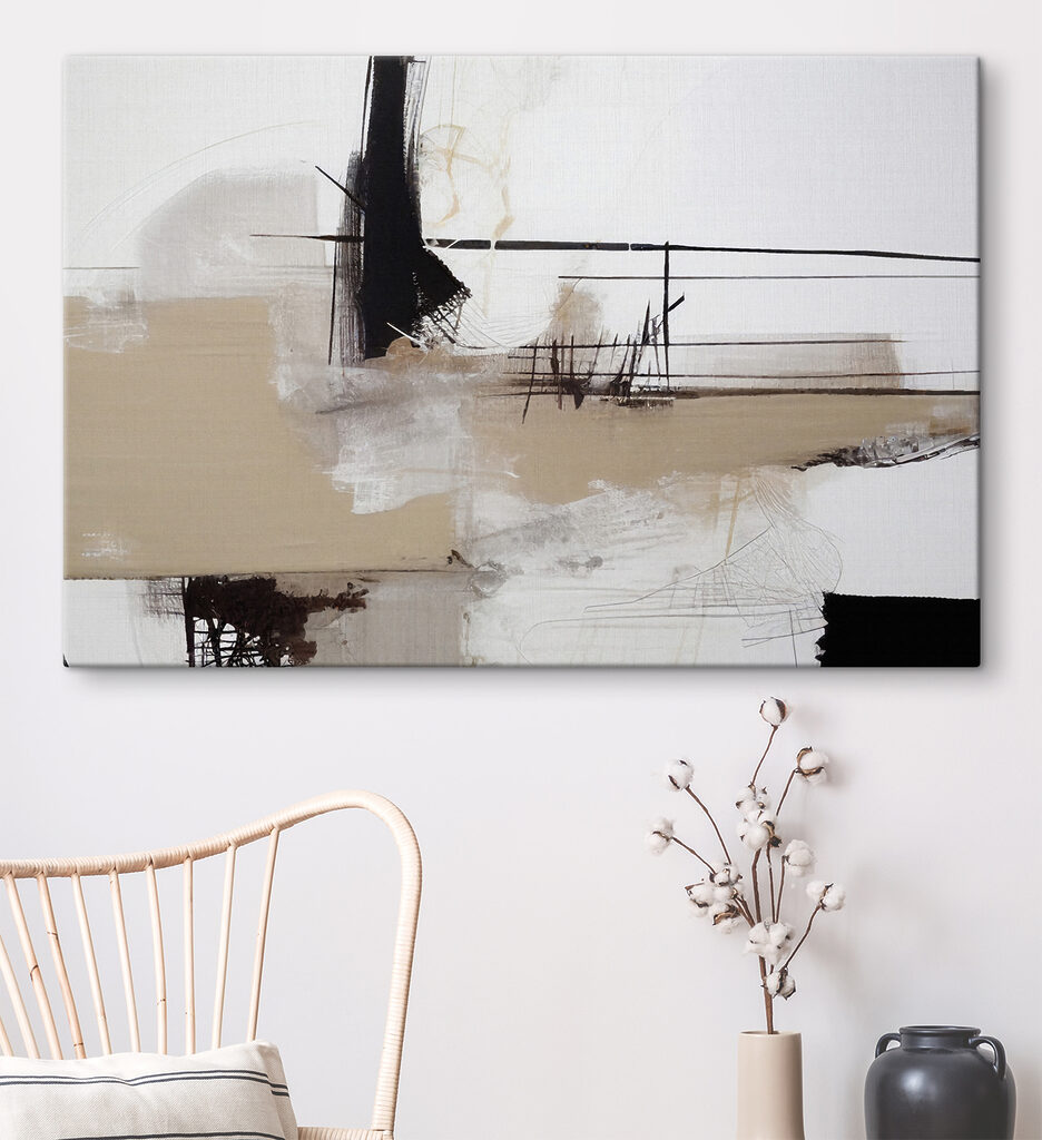 Een evenwicht van penseelstreken — interieur 1