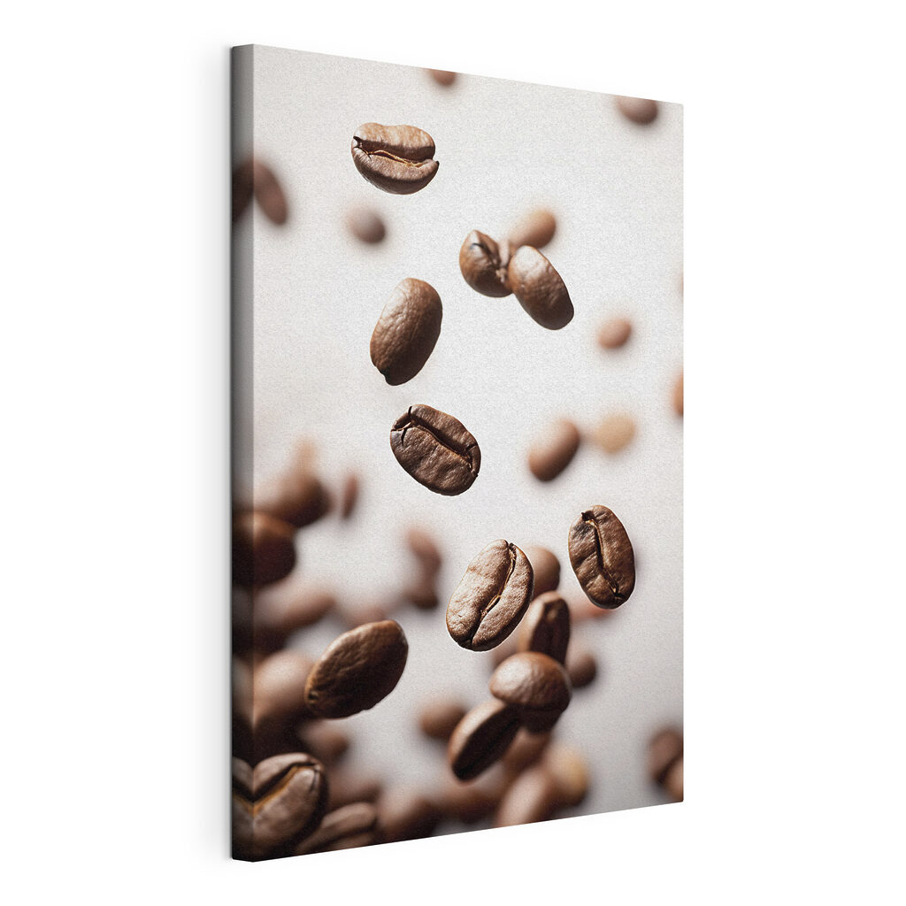 Koffiebonen in vrije vlucht — productweergave