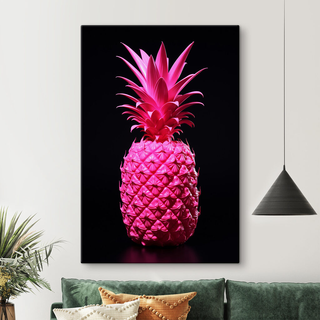 Ananas in felroze — interieur 1