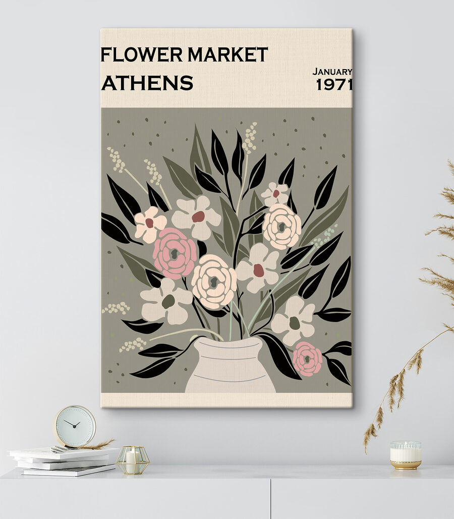 Bloemenmarkt van Athene — interieur 3