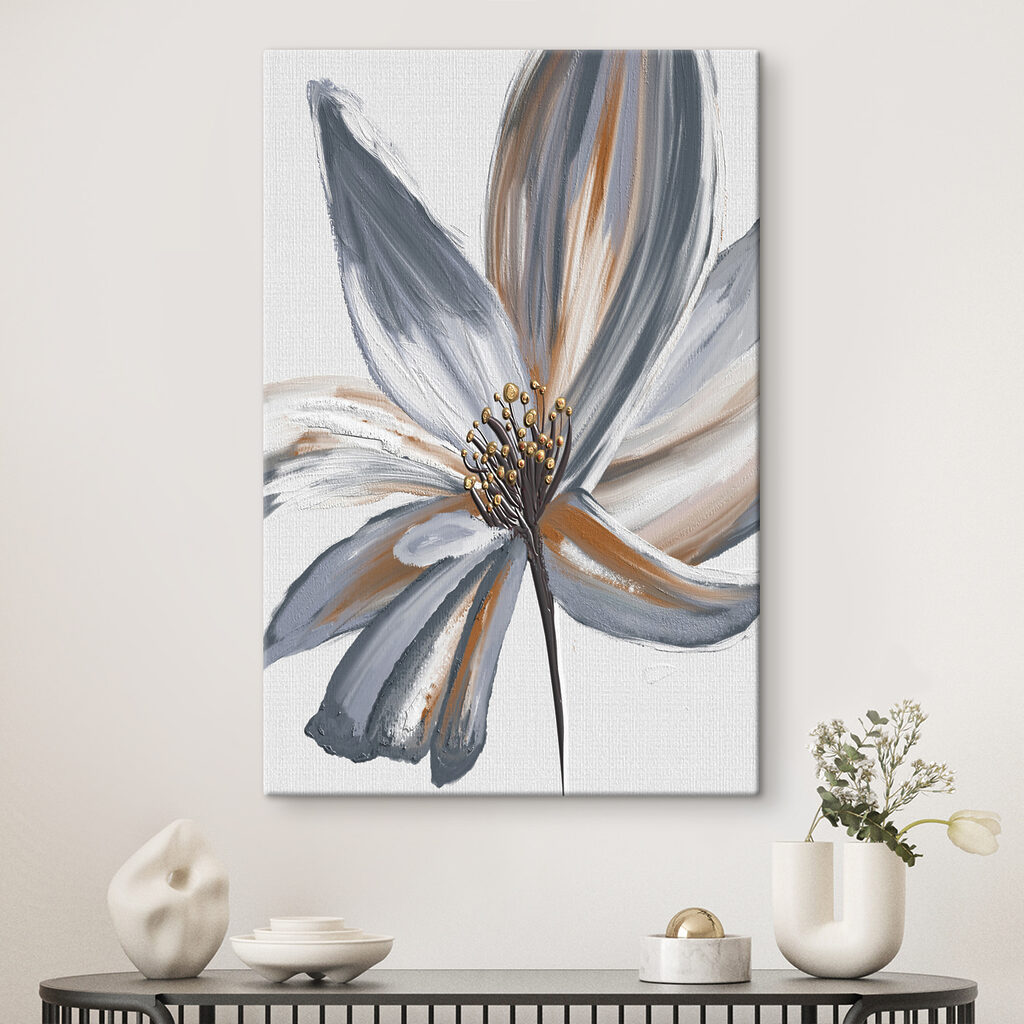 Een bloem in veegstreken — interieur 2