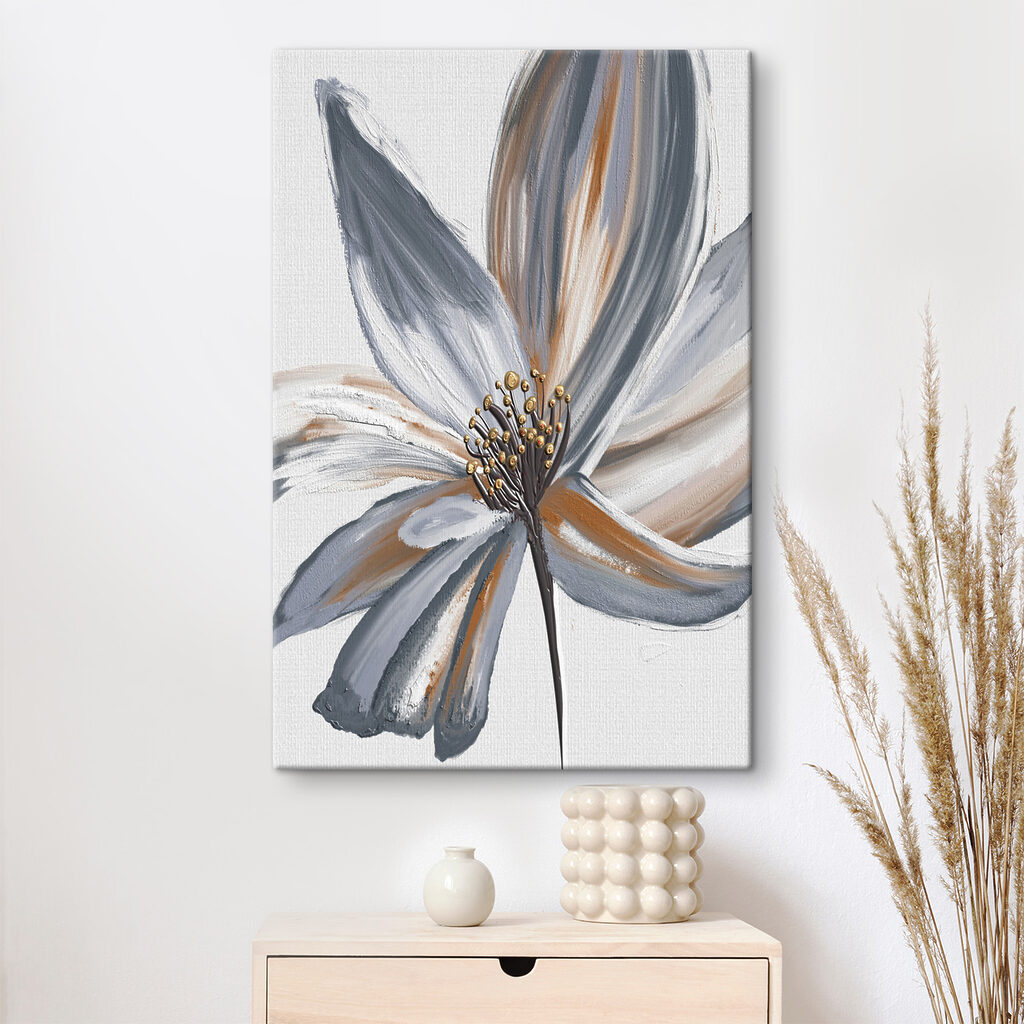 Een bloem in veegstreken — interieur 1