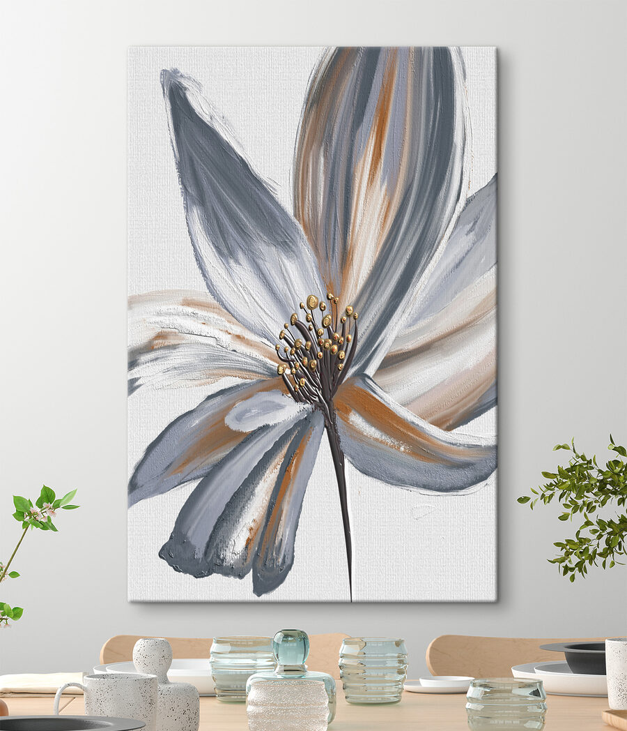 Een bloem in veegstreken — interieur 3