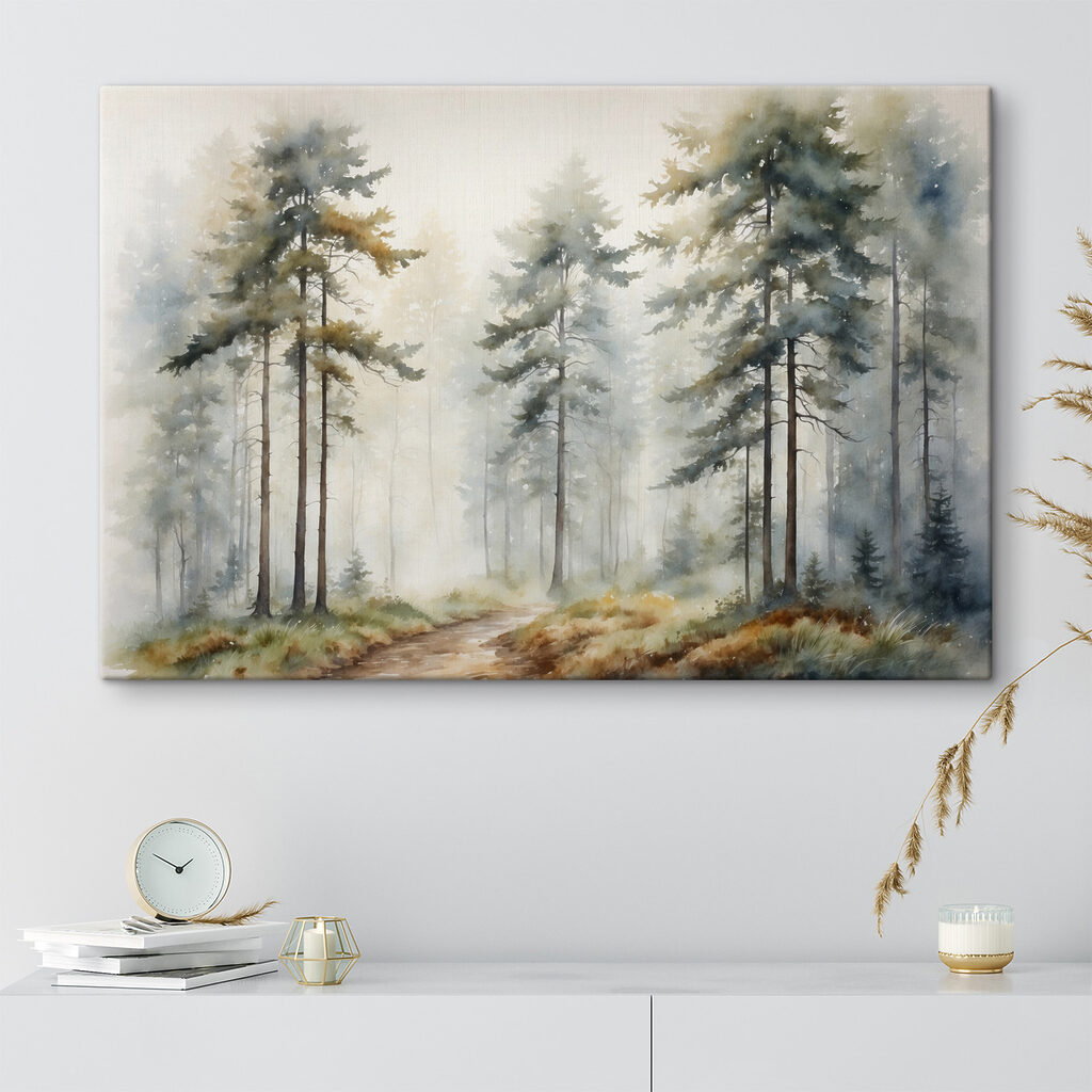 Open plek vol nevel — interieur 2
