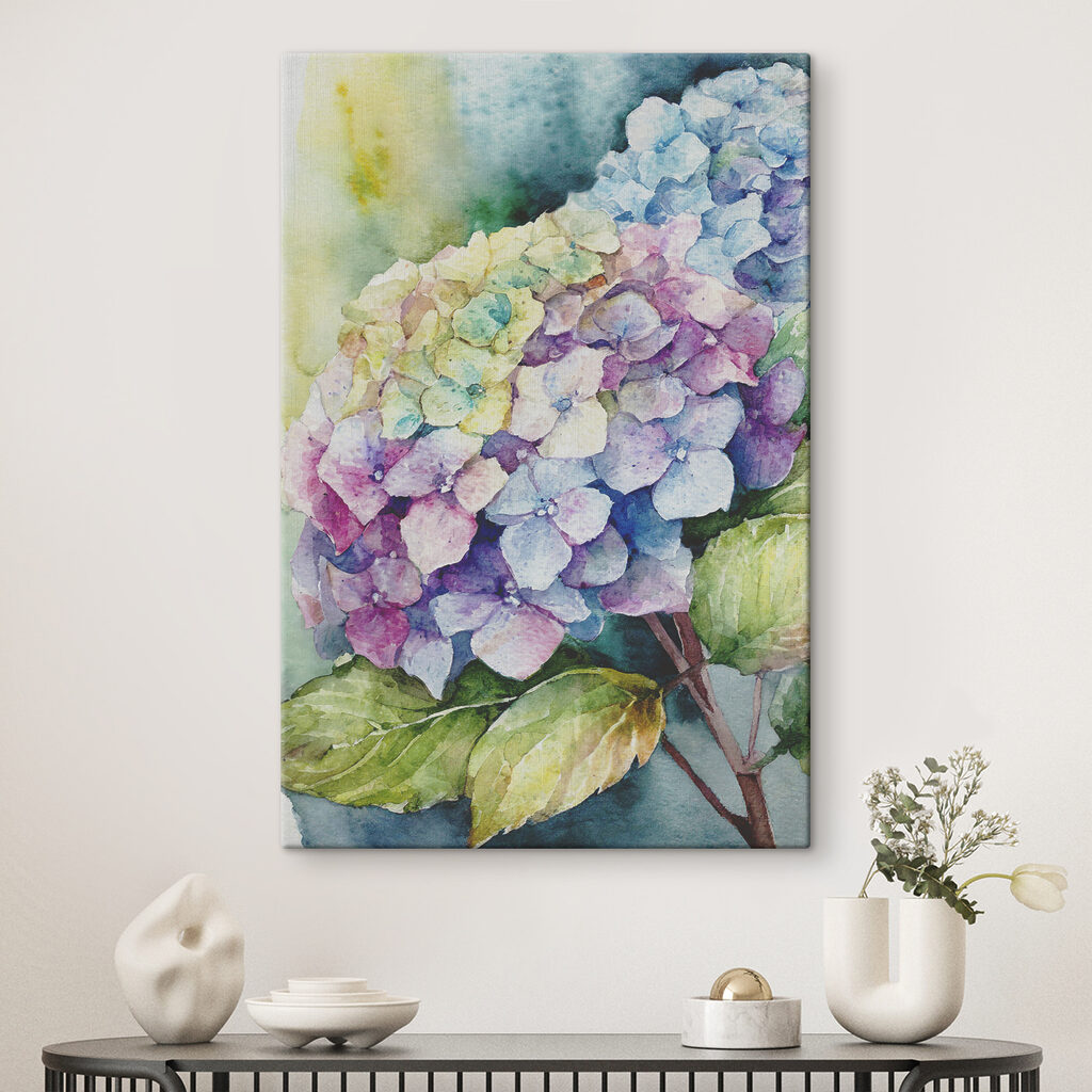 Hortensia langs de bladrand — interieur 2
