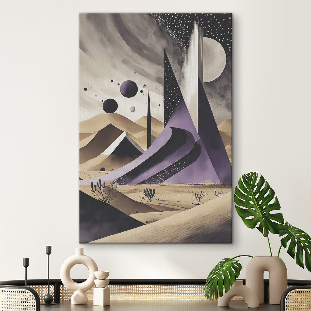 Paarse bergen onder sterren — interieur 1