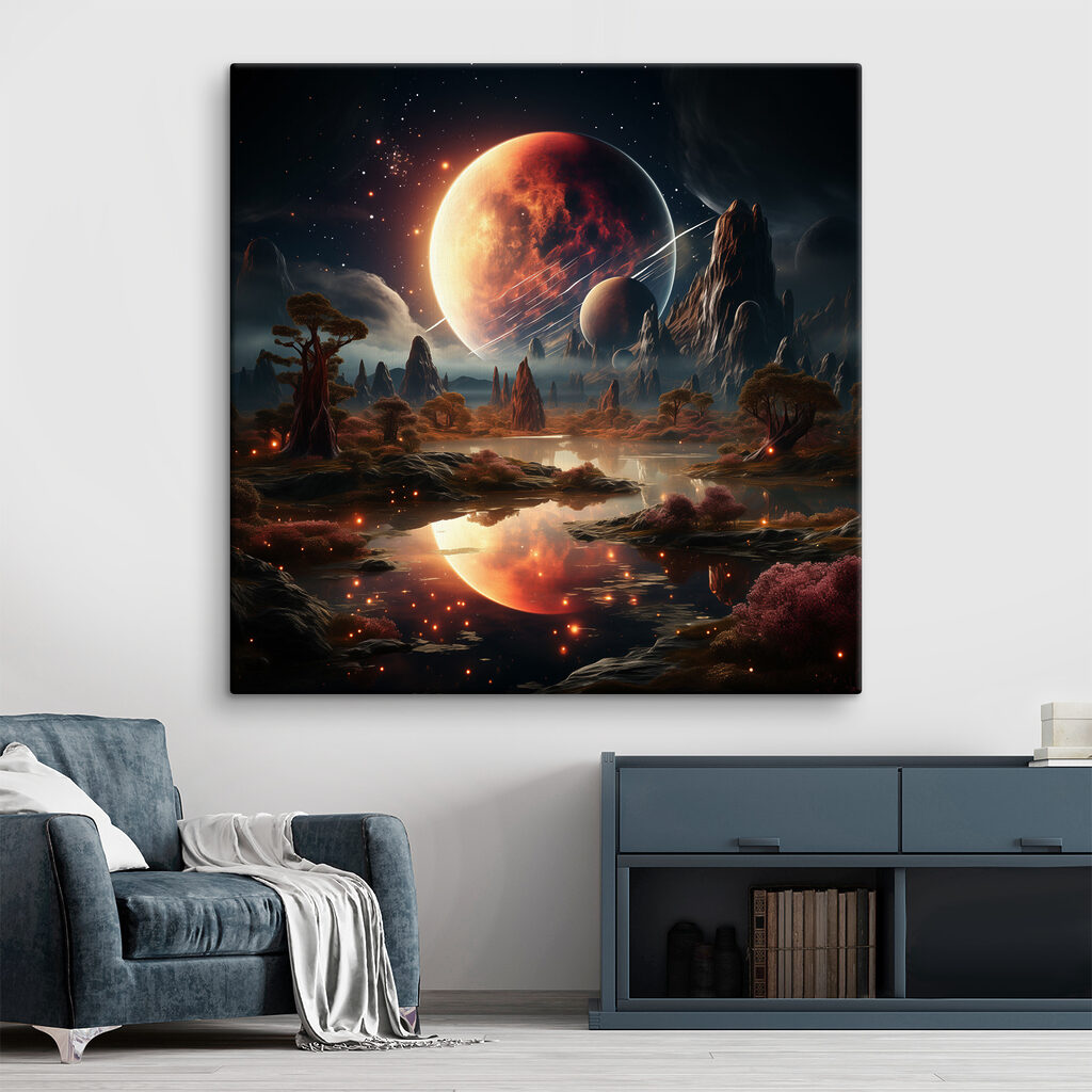 Een planeet boven spiegelwater — interieur 2