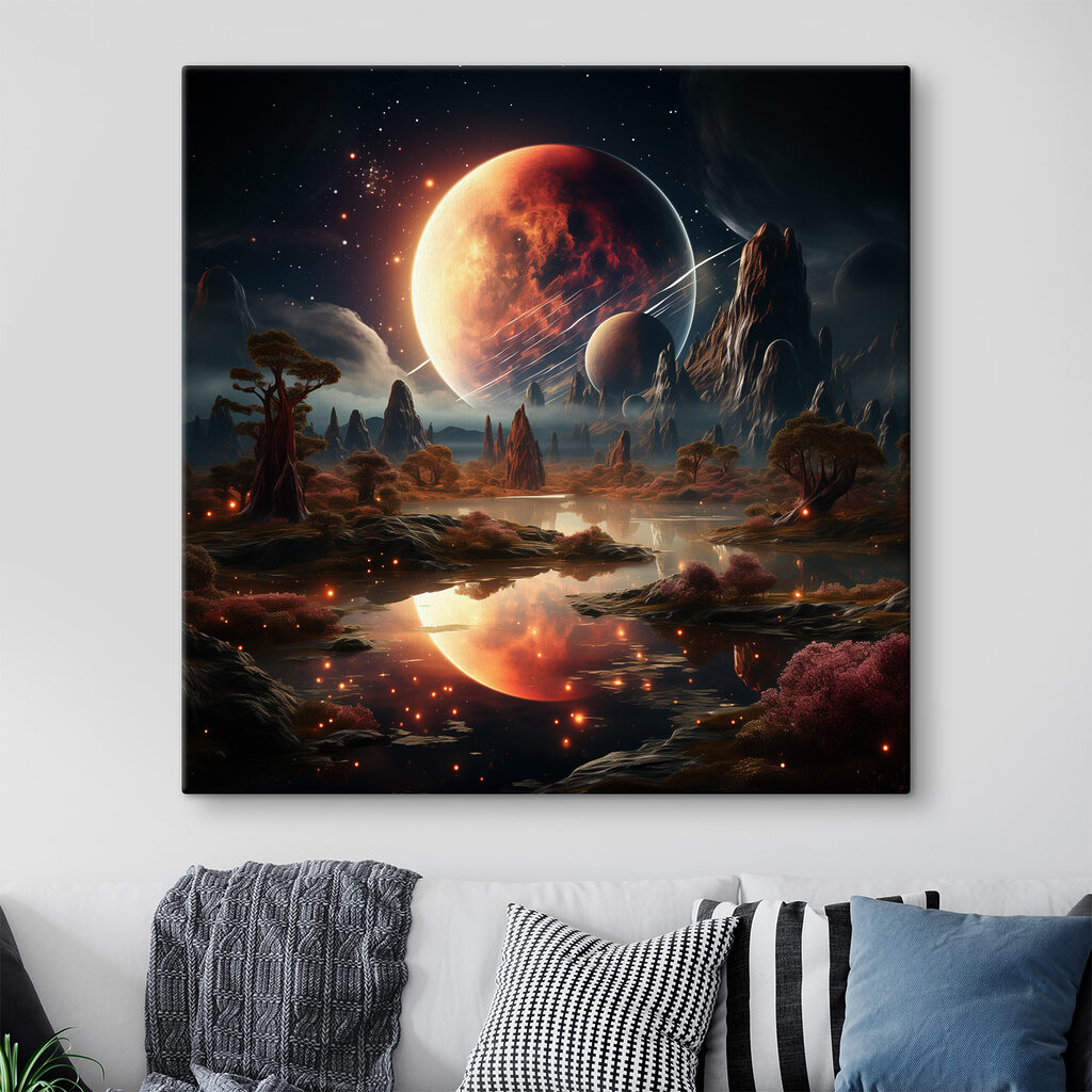 Een planeet boven spiegelwater — interieur 3