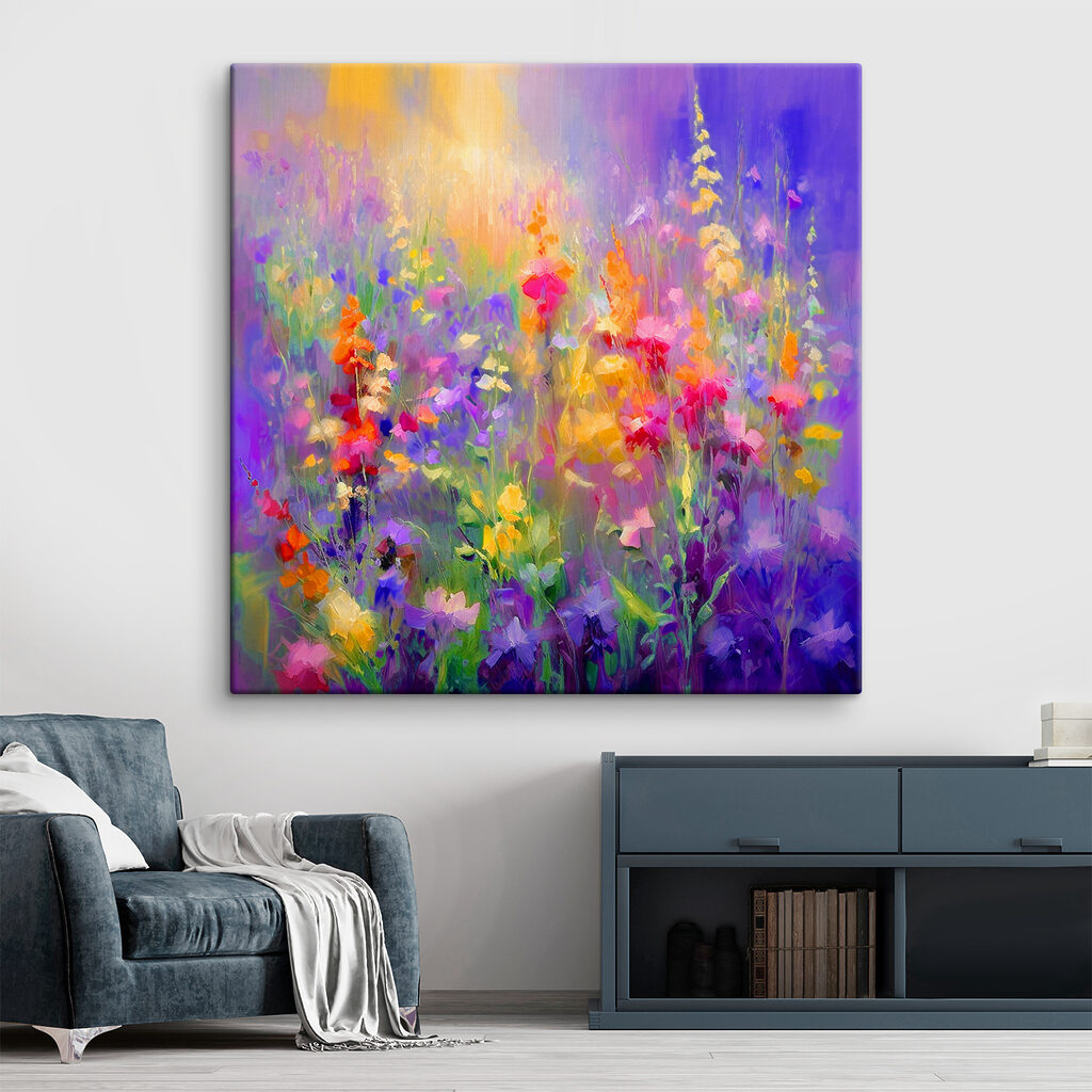 Veldbloemen in felle verf — interieur 2