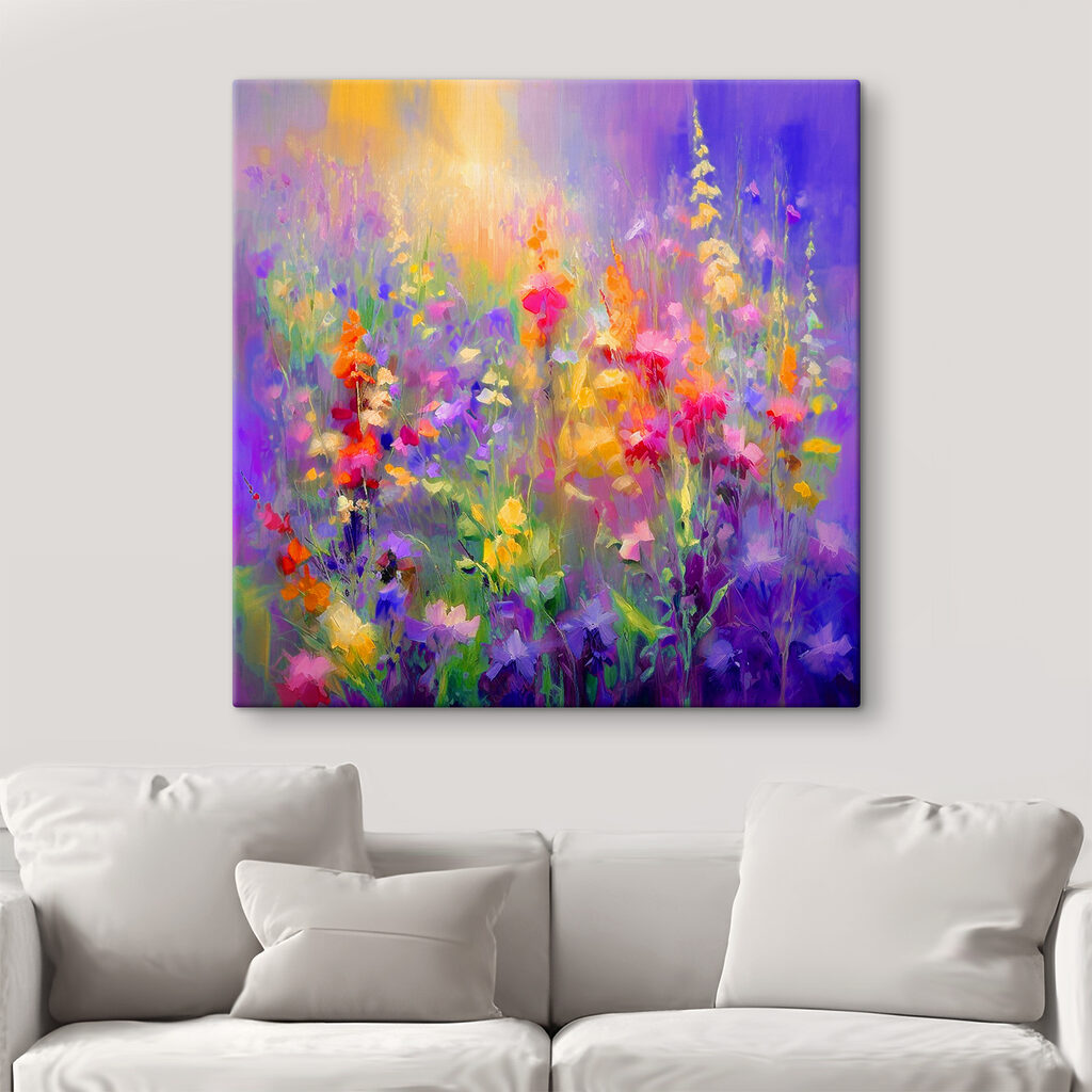 Veldbloemen in felle verf — interieur 3
