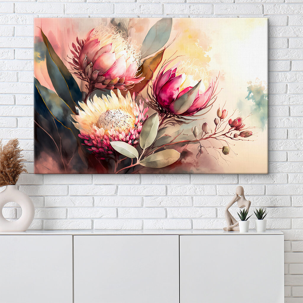 Spitse bloei in aquarel — interieur 2