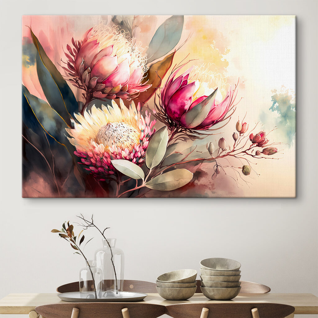 Spitse bloei in aquarel — interieur 3