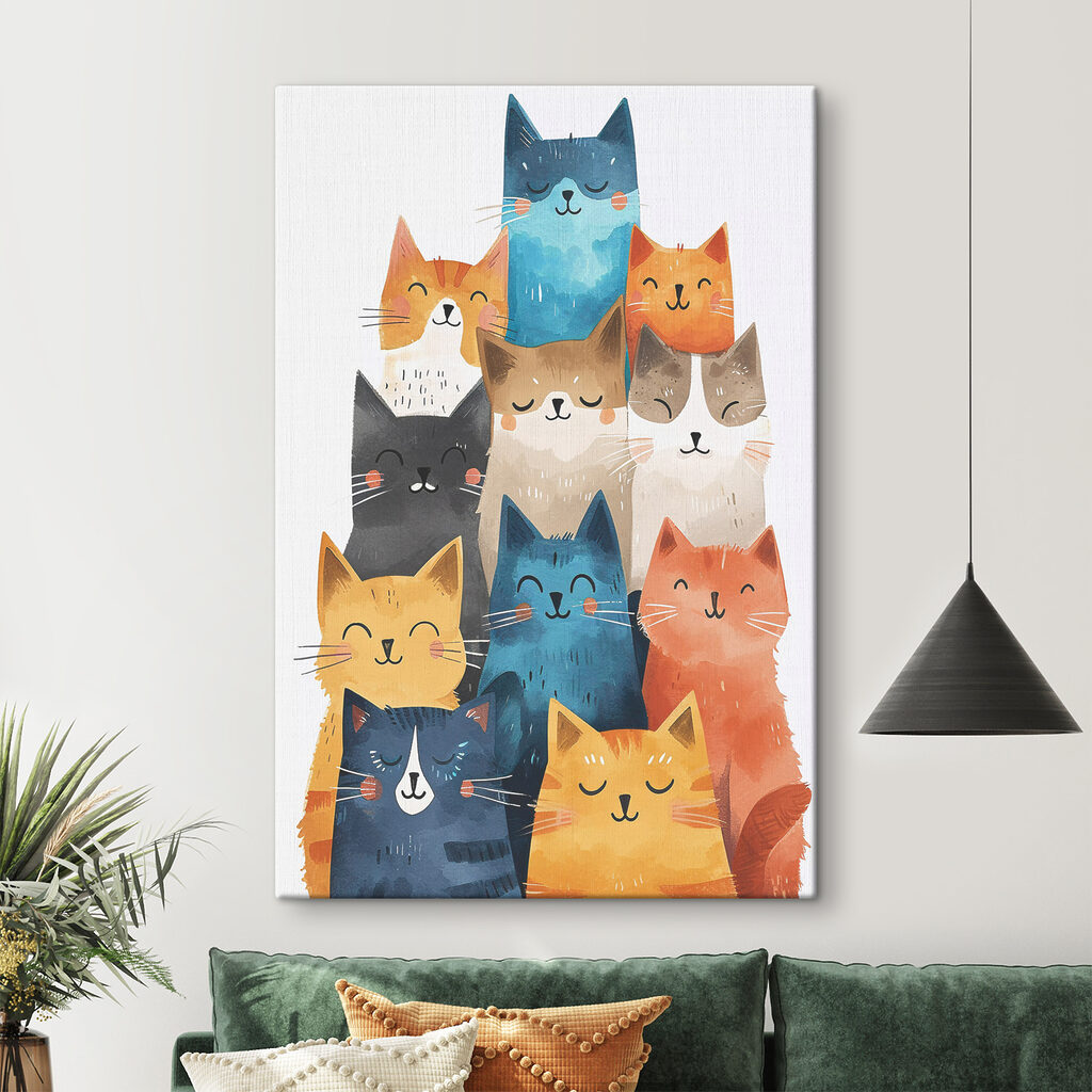 Katten bouwen een toren — interieur 2