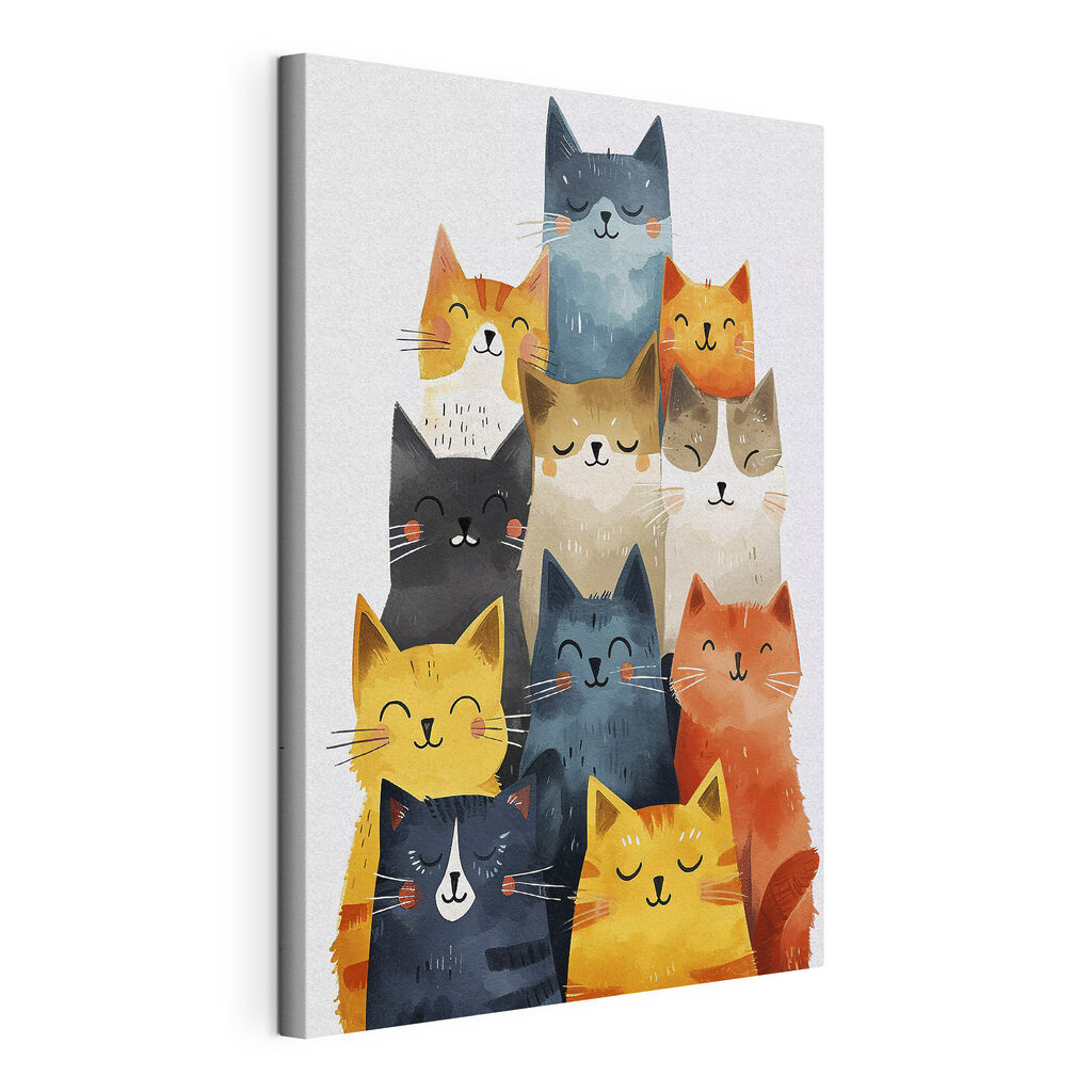 Katten bouwen een toren — productweergave