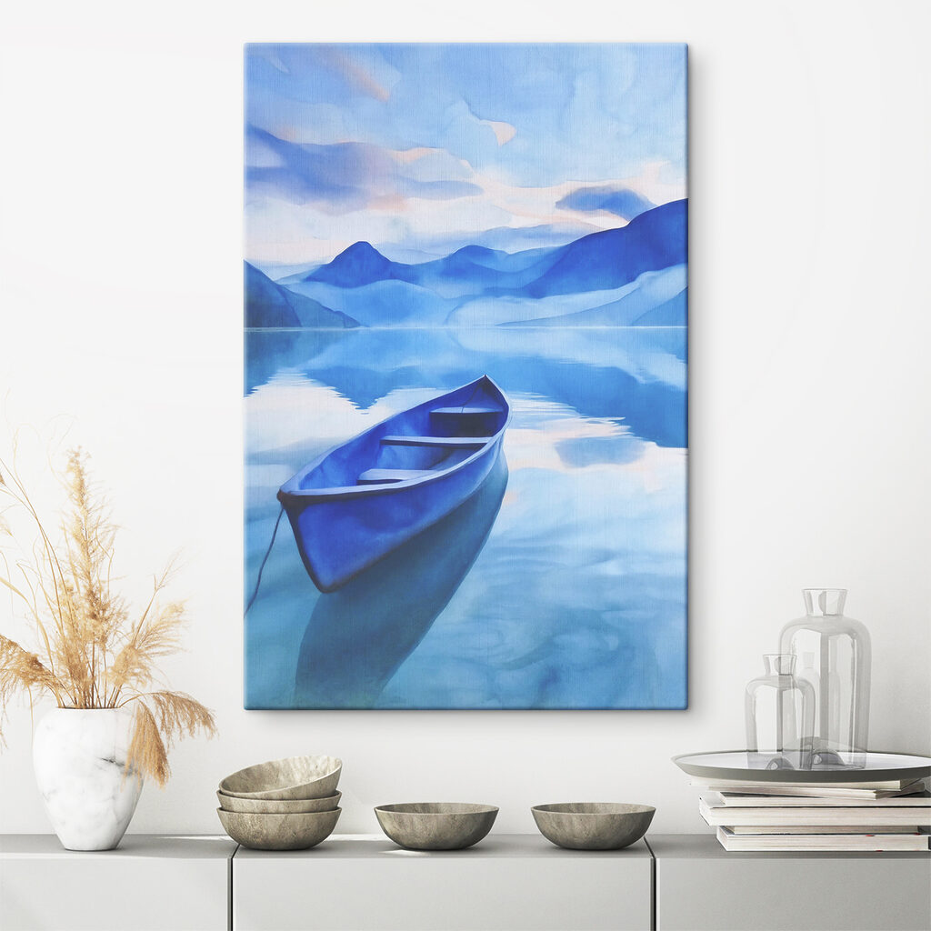 Bootje tussen blauwe bergen — interieur 2