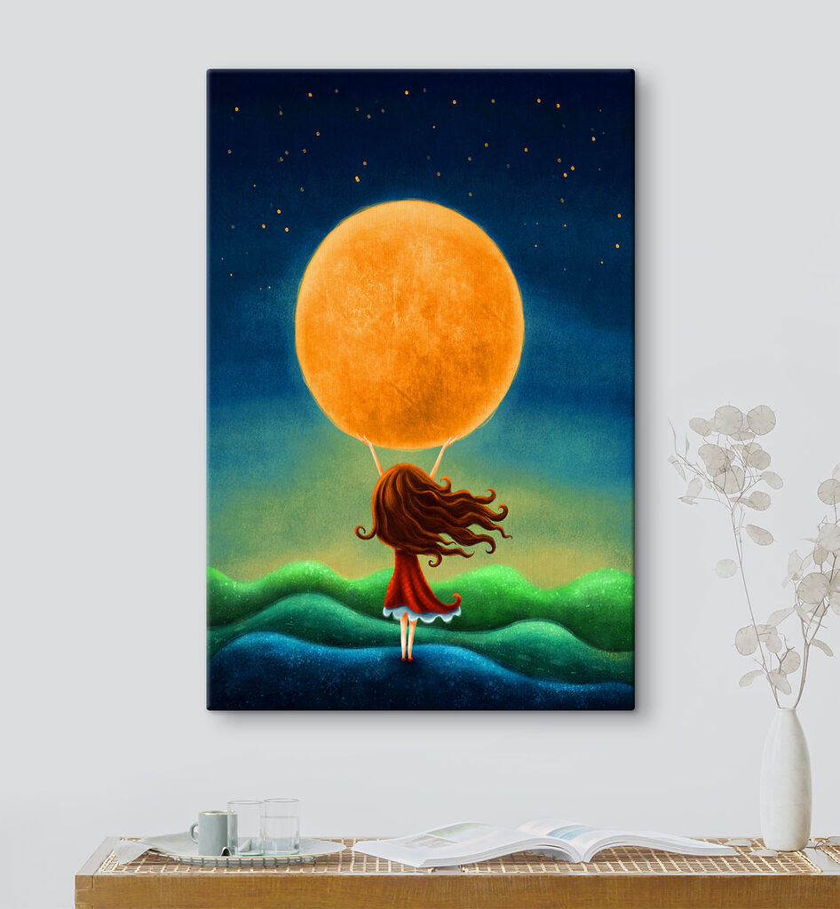 Een meisje draagt maanlicht — interieur 3